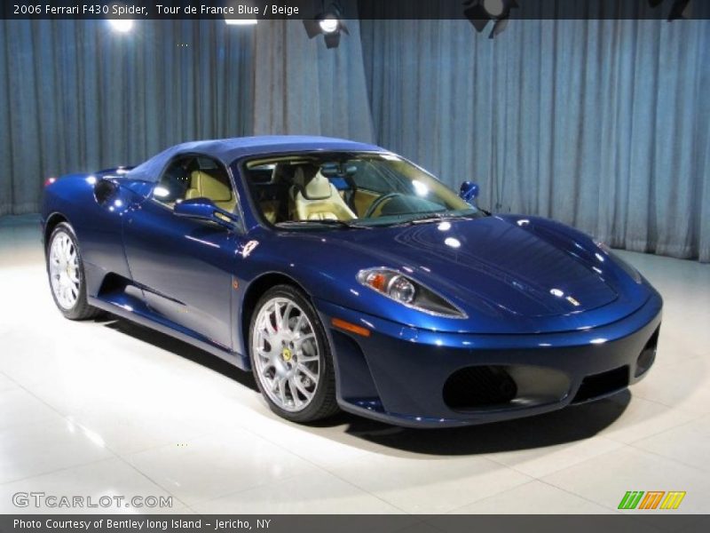 Tour de France Blue / Beige 2006 Ferrari F430 Spider
