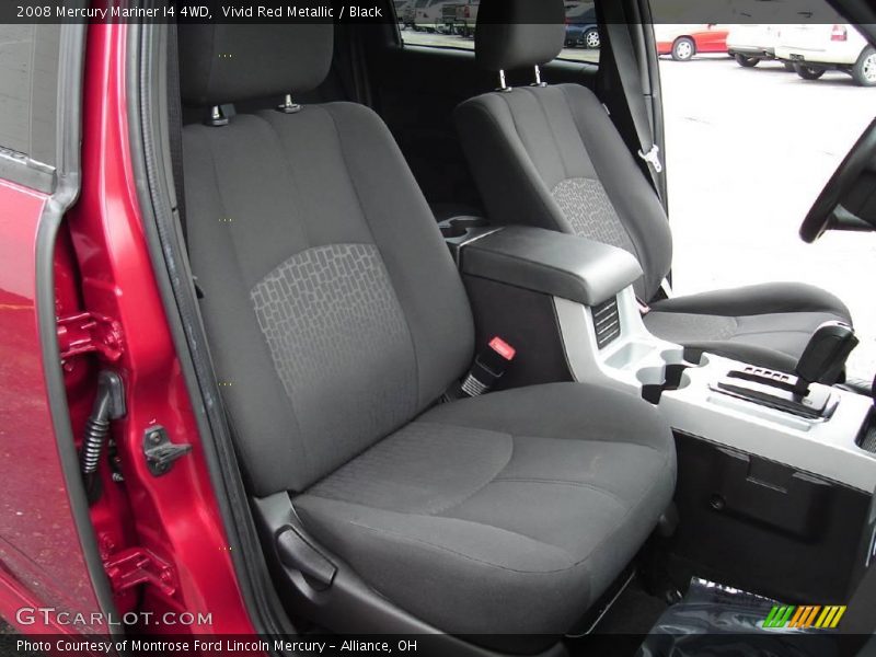 Vivid Red Metallic / Black 2008 Mercury Mariner I4 4WD