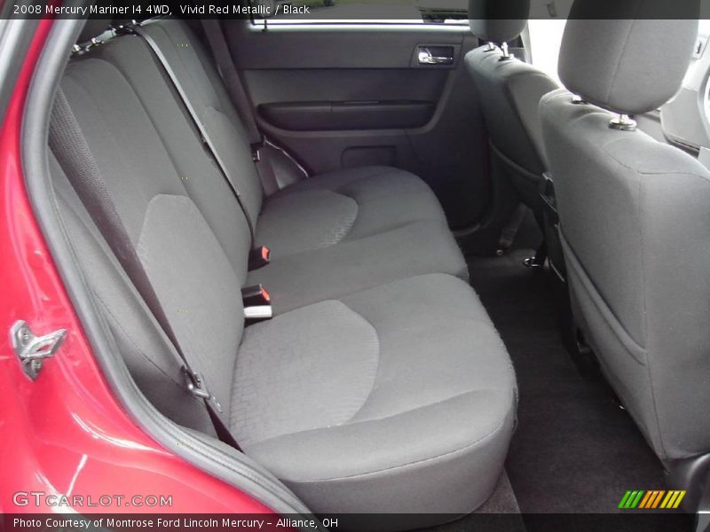 Vivid Red Metallic / Black 2008 Mercury Mariner I4 4WD