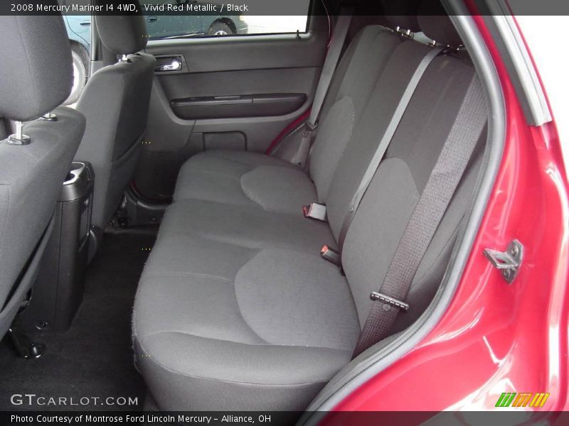 Vivid Red Metallic / Black 2008 Mercury Mariner I4 4WD