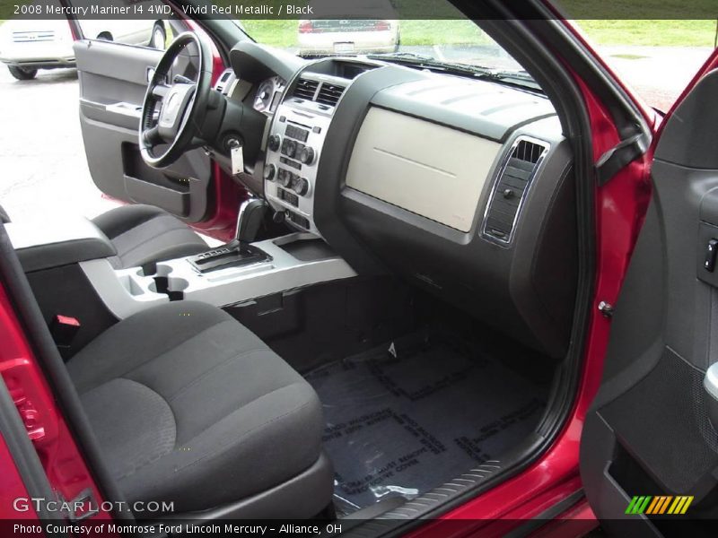 Vivid Red Metallic / Black 2008 Mercury Mariner I4 4WD