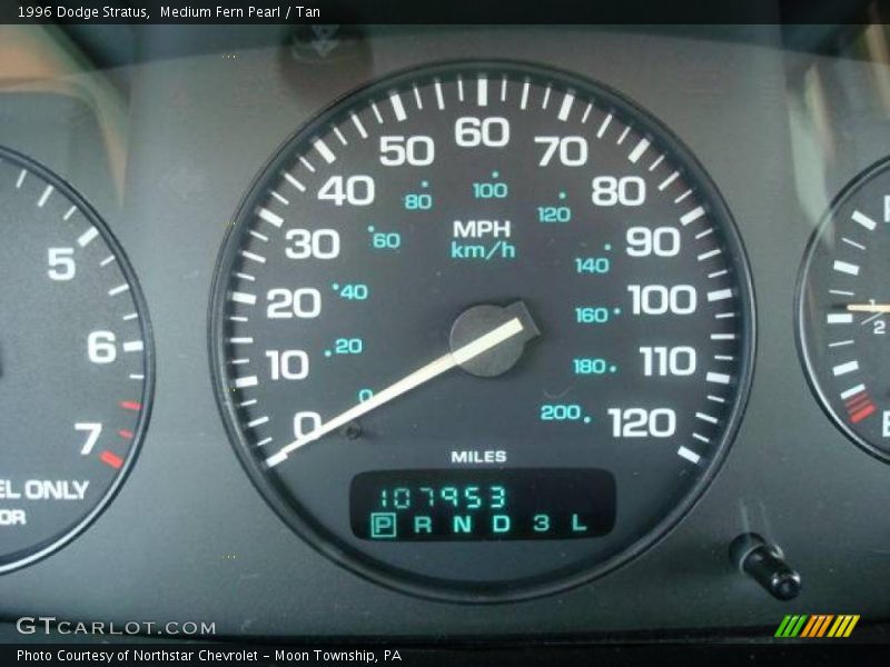 Medium Fern Pearl / Tan 1996 Dodge Stratus