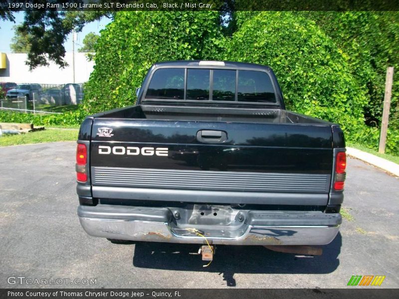 Black / Mist Gray 1997 Dodge Ram 1500 Laramie SLT Extended Cab