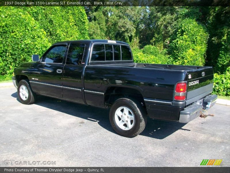 Black / Mist Gray 1997 Dodge Ram 1500 Laramie SLT Extended Cab