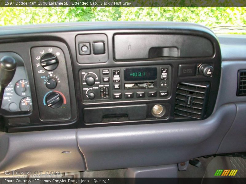 Black / Mist Gray 1997 Dodge Ram 1500 Laramie SLT Extended Cab