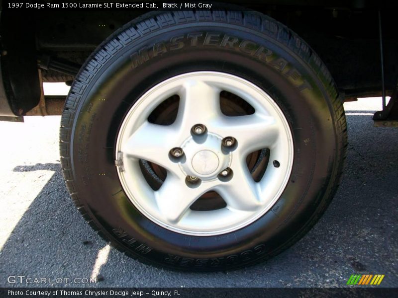 Black / Mist Gray 1997 Dodge Ram 1500 Laramie SLT Extended Cab