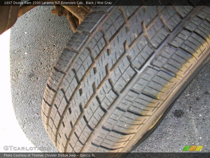 Black / Mist Gray 1997 Dodge Ram 1500 Laramie SLT Extended Cab