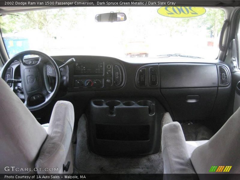 Dark Spruce Green Metallic / Dark Slate Gray 2002 Dodge Ram Van 1500 Passenger Conversion