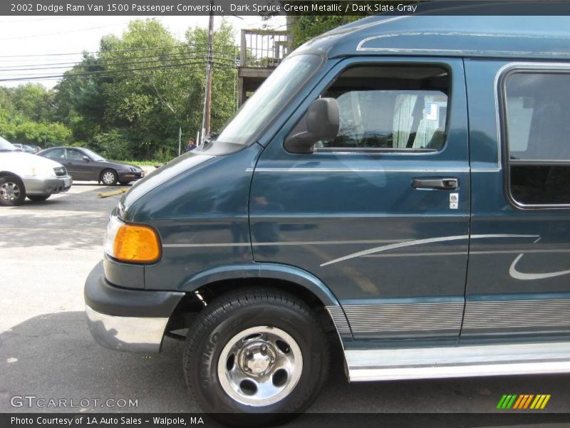 Dark Spruce Green Metallic / Dark Slate Gray 2002 Dodge Ram Van 1500 Passenger Conversion