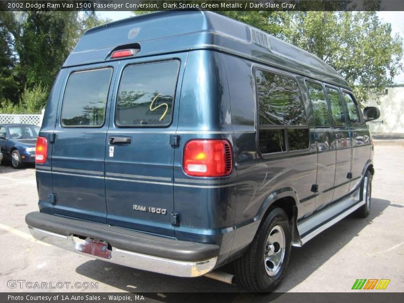 Dark Spruce Green Metallic / Dark Slate Gray 2002 Dodge Ram Van 1500 Passenger Conversion