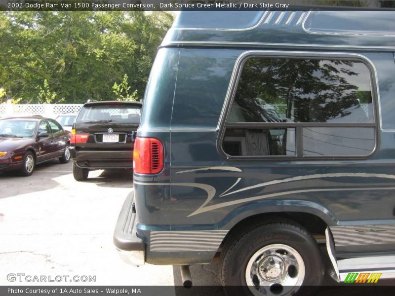 Dark Spruce Green Metallic / Dark Slate Gray 2002 Dodge Ram Van 1500 Passenger Conversion