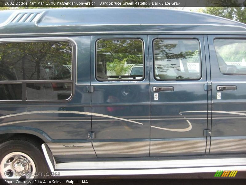 Dark Spruce Green Metallic / Dark Slate Gray 2002 Dodge Ram Van 1500 Passenger Conversion