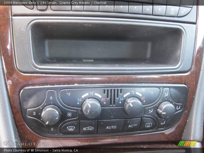 Granite Grey Metallic / Charcoal 2004 Mercedes-Benz C 240 Sedan