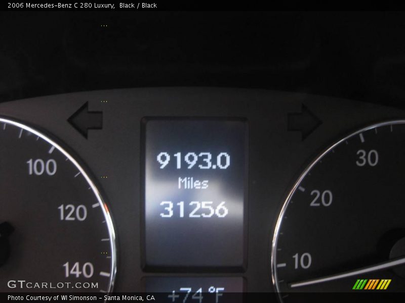 Black / Black 2006 Mercedes-Benz C 280 Luxury