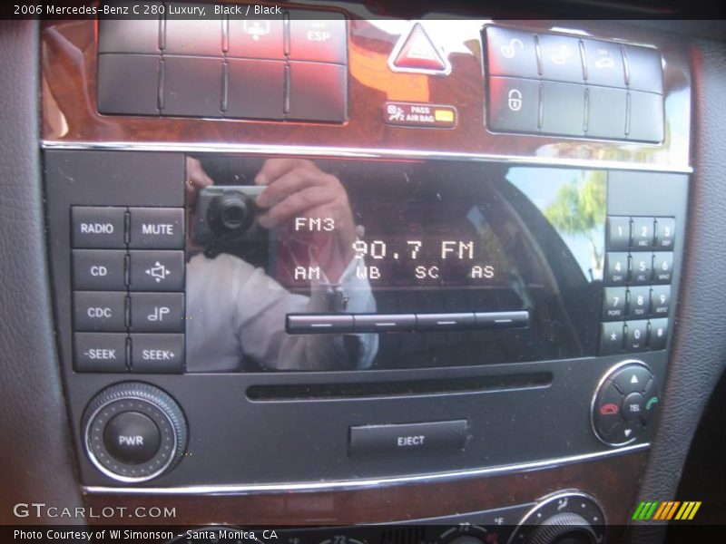 Black / Black 2006 Mercedes-Benz C 280 Luxury