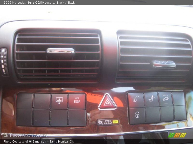 Black / Black 2006 Mercedes-Benz C 280 Luxury