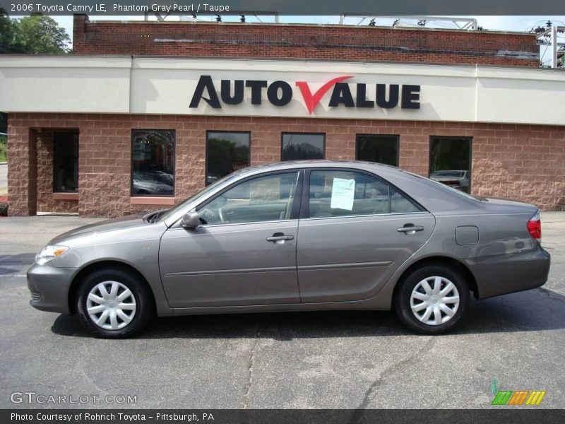 Phantom Gray Pearl / Taupe 2006 Toyota Camry LE
