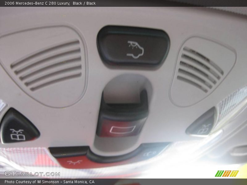 Black / Black 2006 Mercedes-Benz C 280 Luxury