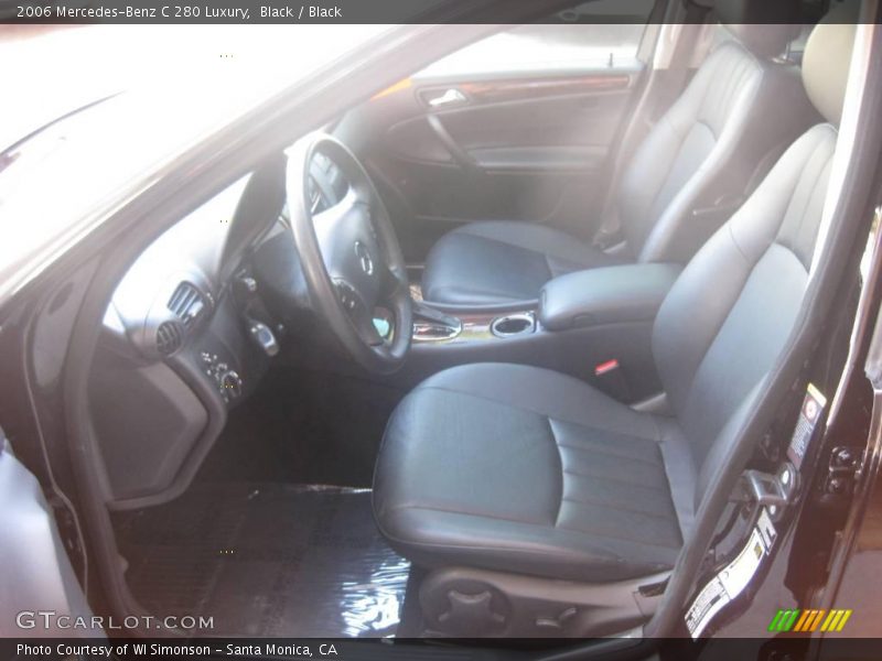 Black / Black 2006 Mercedes-Benz C 280 Luxury