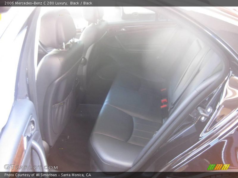 Black / Black 2006 Mercedes-Benz C 280 Luxury