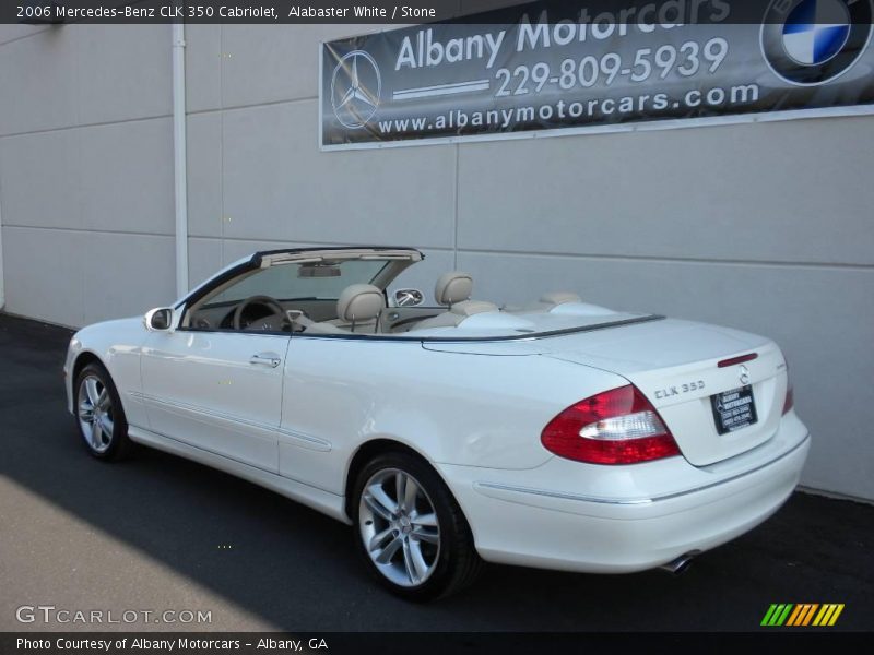 Alabaster White / Stone 2006 Mercedes-Benz CLK 350 Cabriolet