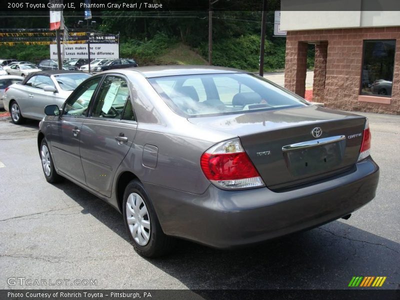 Phantom Gray Pearl / Taupe 2006 Toyota Camry LE