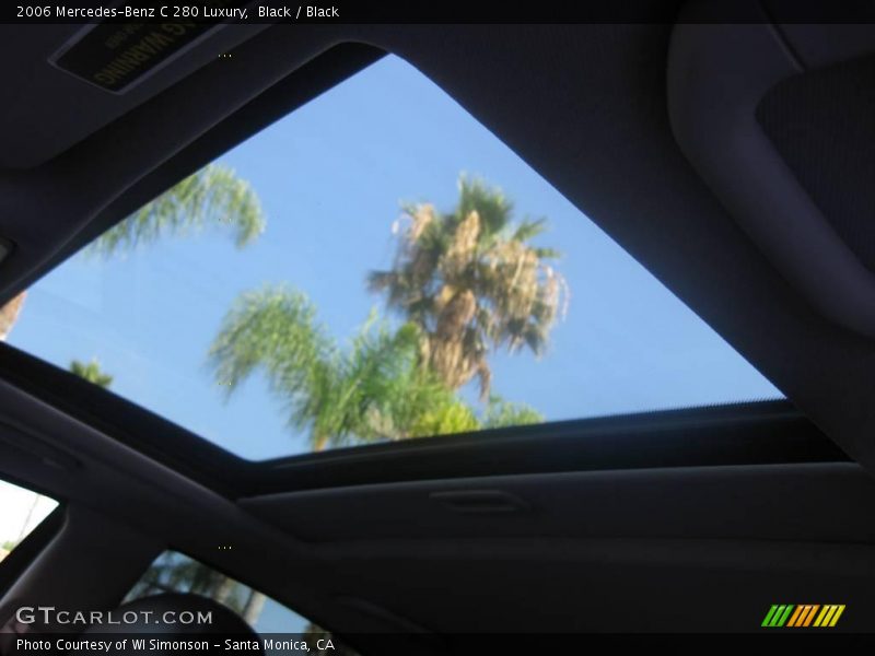 Black / Black 2006 Mercedes-Benz C 280 Luxury