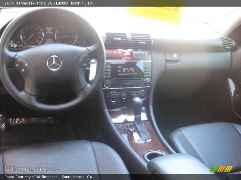 Black / Black 2006 Mercedes-Benz C 280 Luxury