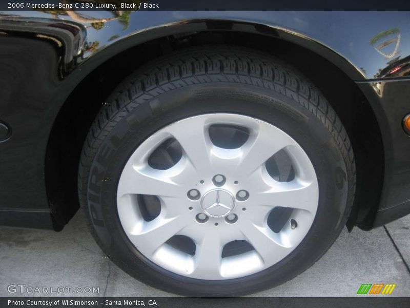 Black / Black 2006 Mercedes-Benz C 280 Luxury