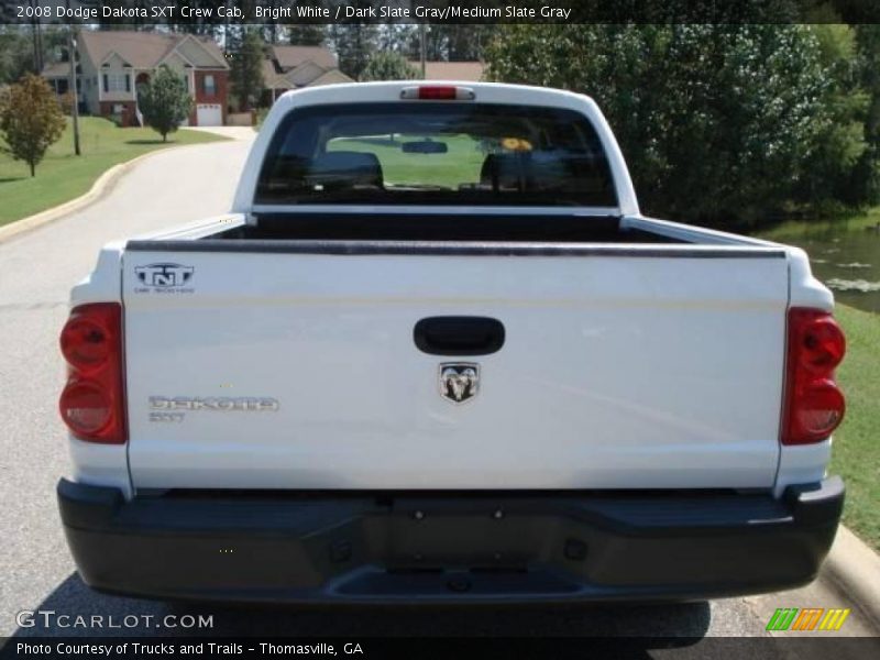 Bright White / Dark Slate Gray/Medium Slate Gray 2008 Dodge Dakota SXT Crew Cab