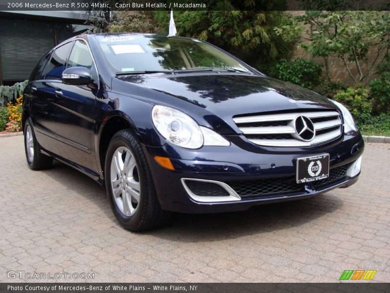 Capri Blue Metallic / Macadamia 2006 Mercedes-Benz R 500 4Matic
