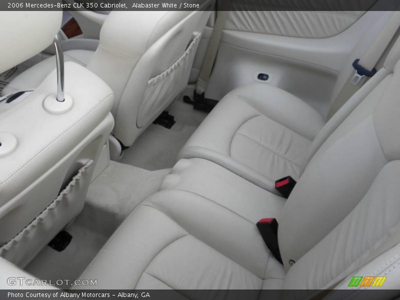 Alabaster White / Stone 2006 Mercedes-Benz CLK 350 Cabriolet