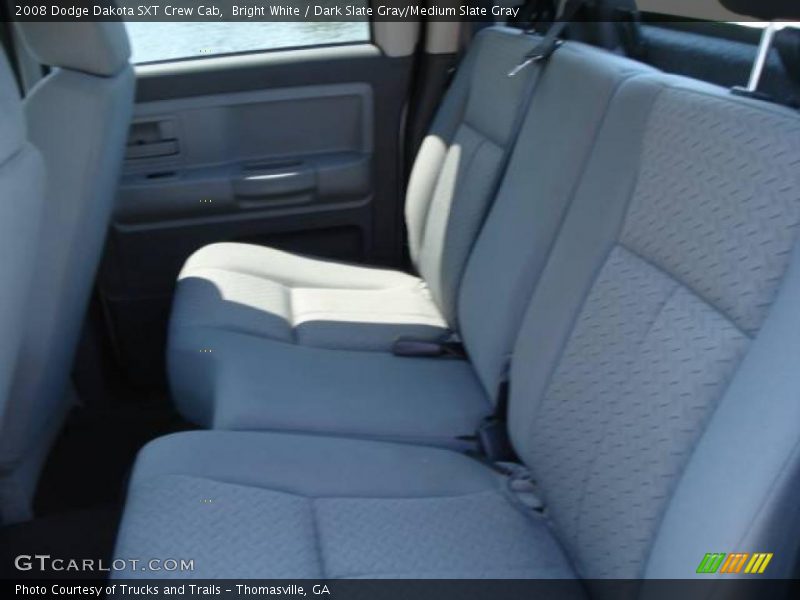 Bright White / Dark Slate Gray/Medium Slate Gray 2008 Dodge Dakota SXT Crew Cab