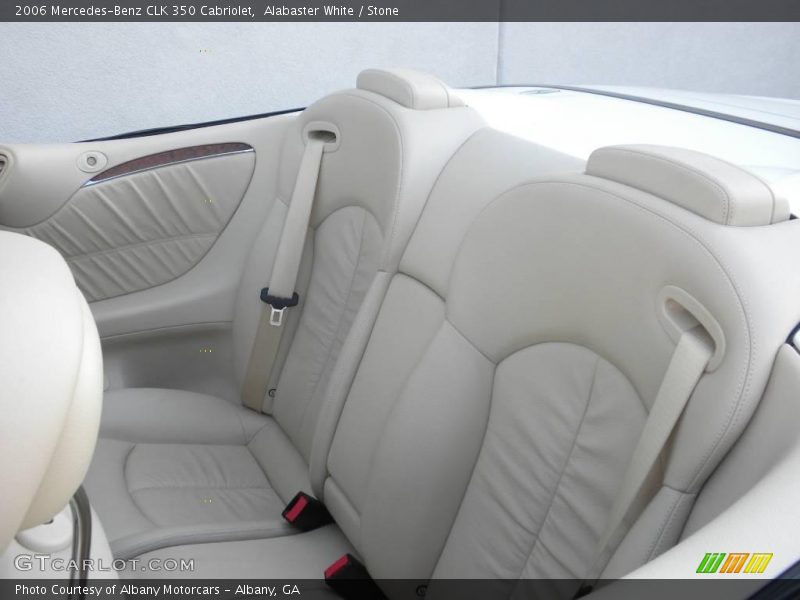 Alabaster White / Stone 2006 Mercedes-Benz CLK 350 Cabriolet
