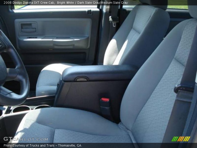 Bright White / Dark Slate Gray/Medium Slate Gray 2008 Dodge Dakota SXT Crew Cab