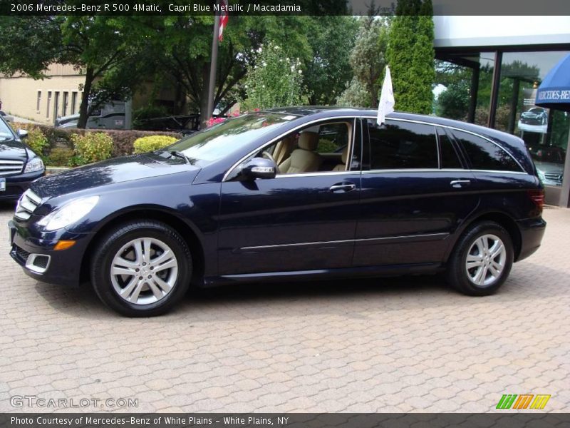 Capri Blue Metallic / Macadamia 2006 Mercedes-Benz R 500 4Matic