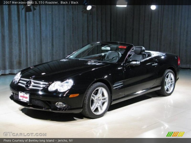 Black / Black 2007 Mercedes-Benz SL 550 Roadster