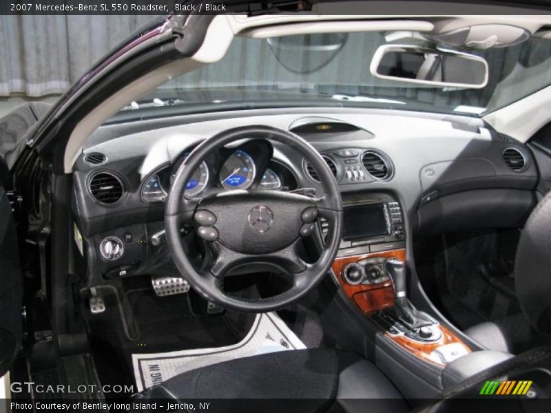 Black / Black 2007 Mercedes-Benz SL 550 Roadster