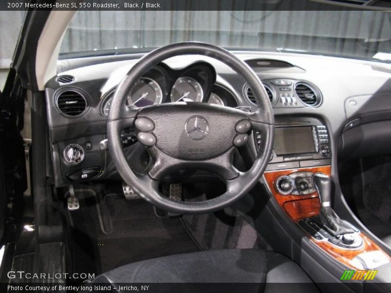Black / Black 2007 Mercedes-Benz SL 550 Roadster