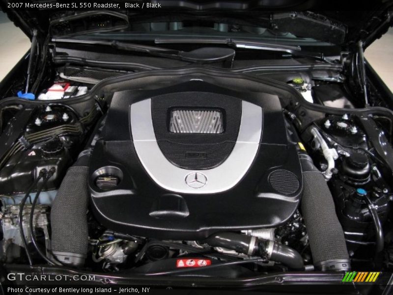 Black / Black 2007 Mercedes-Benz SL 550 Roadster