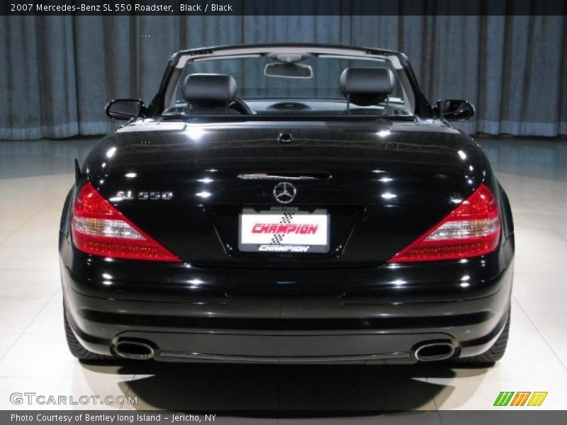 Black / Black 2007 Mercedes-Benz SL 550 Roadster