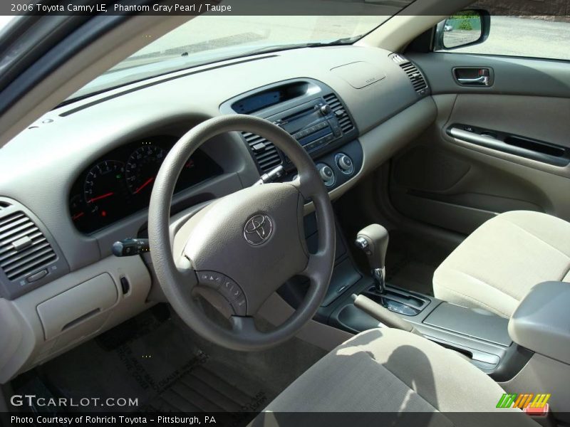 Phantom Gray Pearl / Taupe 2006 Toyota Camry LE