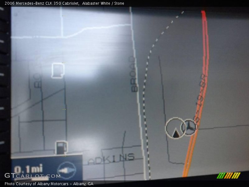 Alabaster White / Stone 2006 Mercedes-Benz CLK 350 Cabriolet
