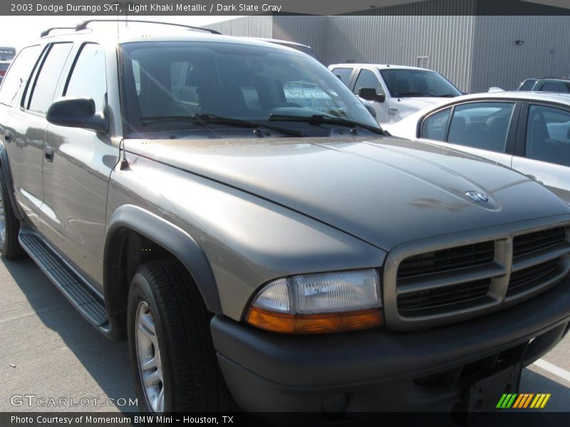 Light Khaki Metallic / Dark Slate Gray 2003 Dodge Durango SXT