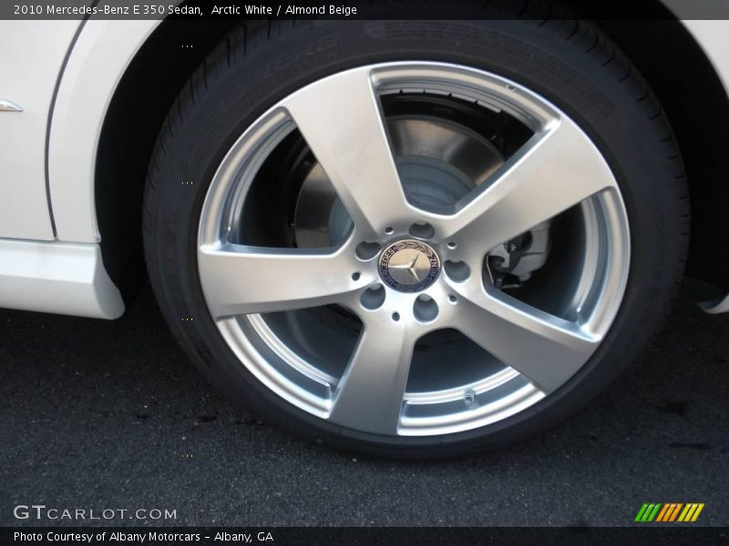 Arctic White / Almond Beige 2010 Mercedes-Benz E 350 Sedan
