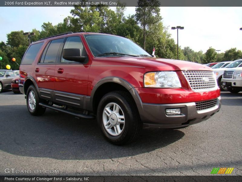 Redfire Metallic / Medium Flint Grey 2006 Ford Expedition XLT