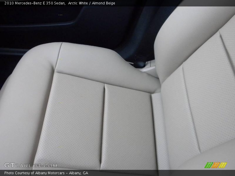 Arctic White / Almond Beige 2010 Mercedes-Benz E 350 Sedan