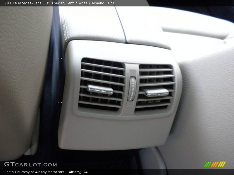 Arctic White / Almond Beige 2010 Mercedes-Benz E 350 Sedan