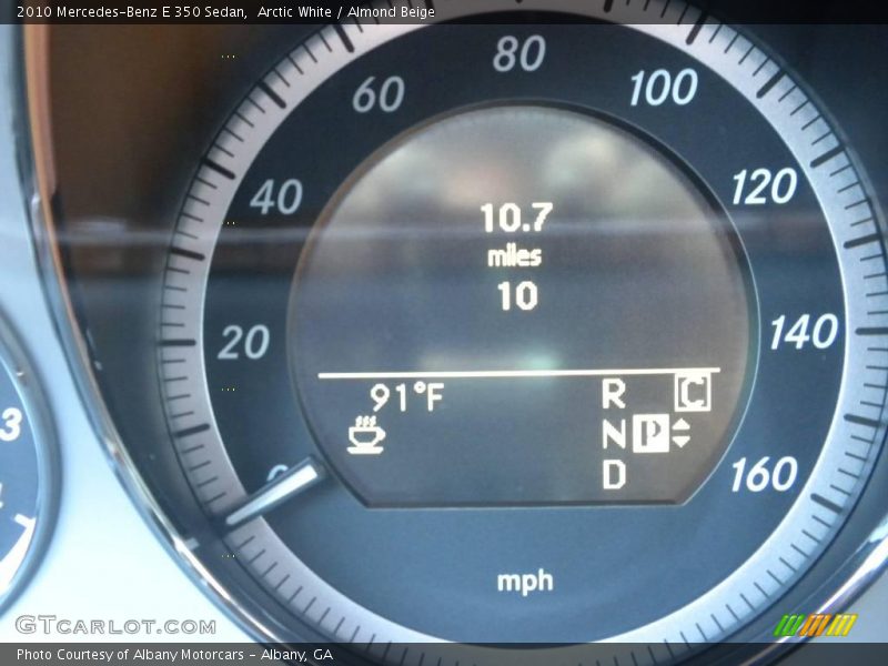 Arctic White / Almond Beige 2010 Mercedes-Benz E 350 Sedan