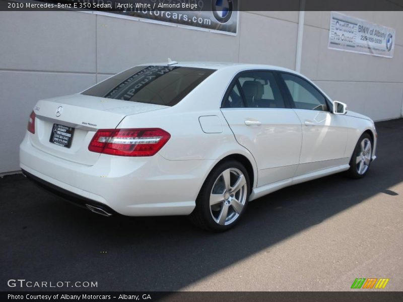 Arctic White / Almond Beige 2010 Mercedes-Benz E 350 Sedan